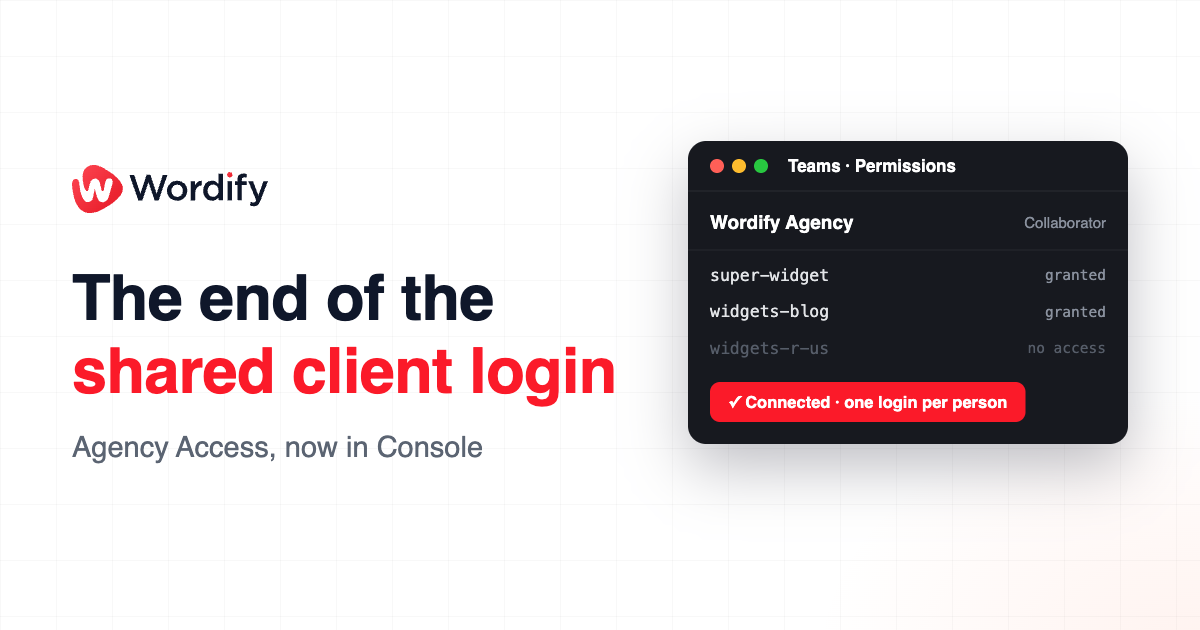 Introducing Agency Access