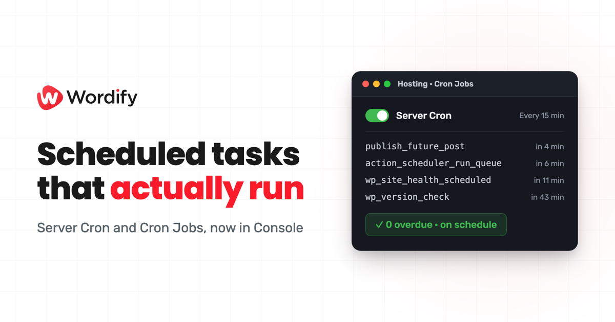Introducing Server Cron and Cron Jobs