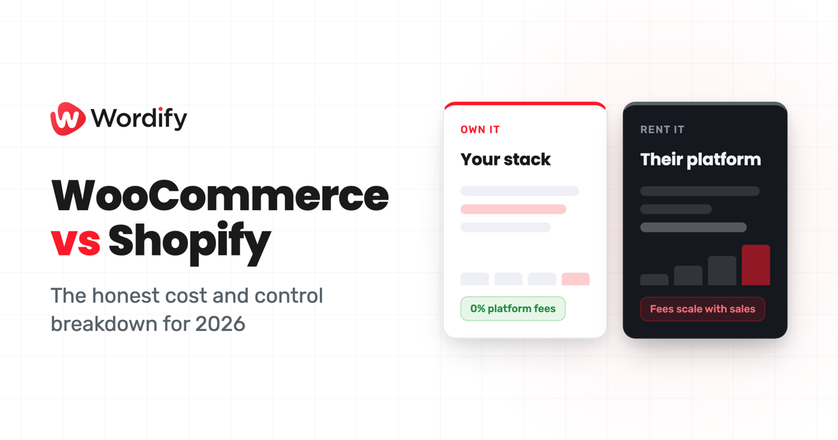 WooCommerce vs Shopify in 2026: the honest cost and control breakdown