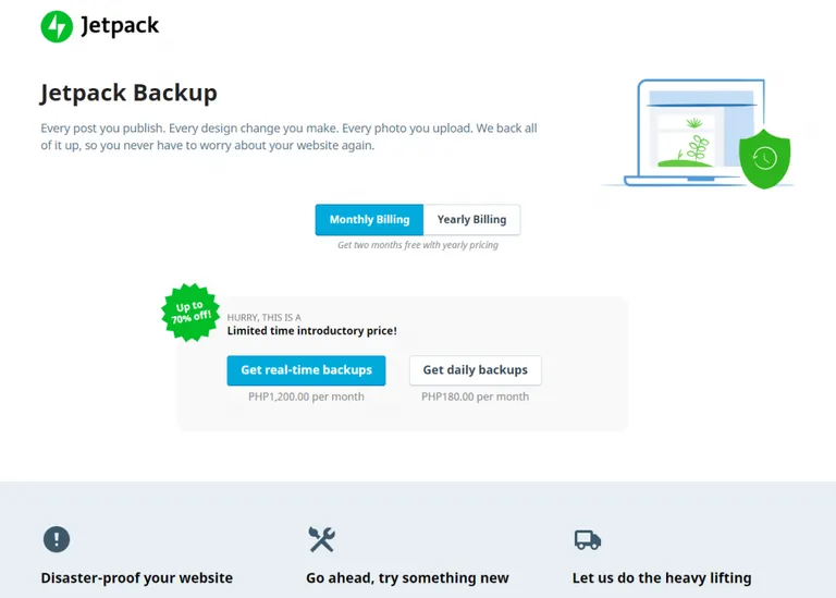 Jetpack Backup